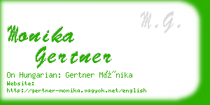 monika gertner business card